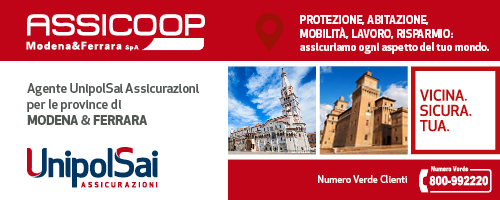 Assicoop Modena&Ferrara è Agente Generale UnipolSai Assicurazioni per Modena, Ferrara e Provincia